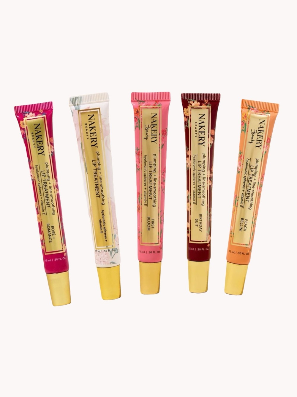 Nakery Plumping & Smoothing Lip Treatment New Sealed 15ml .50oz